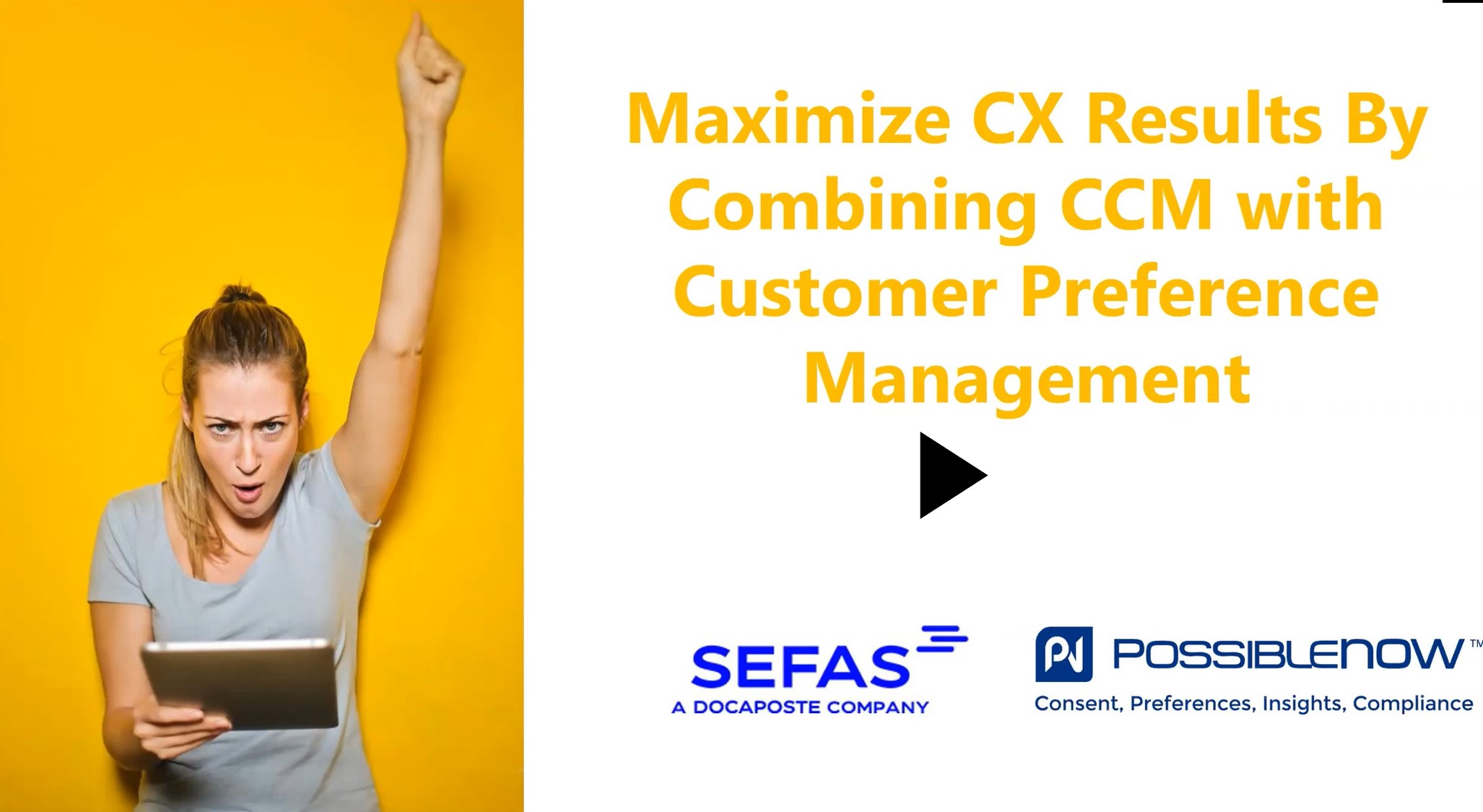 OnDemand inar Combining CCM With Customer Preference Management